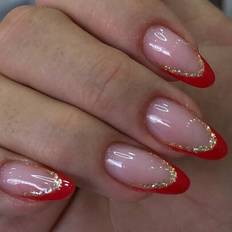 Shein Upgrade Your Look With Press On Nails - Red