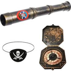 Shein 3 Pcs Pirate Cosplay Accessory Set