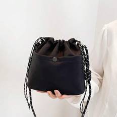 Nylon Bucket Bags Shein Drawstring Bucket Bag - Light-Duty Waterproof