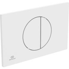 White Flush Buttons Ideal Standard Oleas M5 Mechanical Flushplate R0503AW
