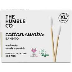 Vegan Cotton Pads & Swabs The Humble Co. Bamboo 500 Swabs