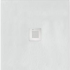 Docce Piatto Doccia Quadrato 120x120 cm Effetto Pietra Marmoresina Bianco