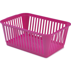 Whitefurze Handy Plastic Pink 37 cm Basket