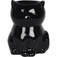 Black Oil Lamps Something Different Cat-Shaped Burner One Size Black Oil Lamp