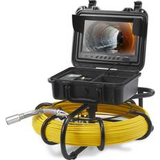Inspection Cameras Bed Bath & Beyond SVOPES Sewer Camera 230 ft 9in Screen Pipe Inspection Camera with DVR 12 Adjustable LEDs 16 GB SD Card Waterproof IP68