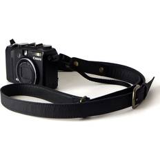 Miyako Leather Camera Strap Dress-up Compact Black