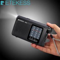 Radioapparater Retekess TR605 Portable Radio FM/MW/SW Emergency Flashlight