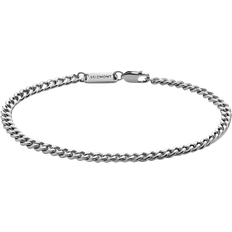 Silver chain Seizmont Argentia Curb Chain Bracelet - Silver
