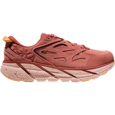 Unisex Walking Shoes Hoka Clifton L Suede - Earthenware/Hot Sauce