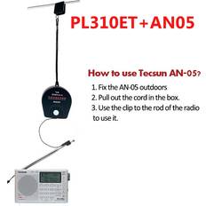 Radioapparater Tecsun Tecsun PL310ET Fullbånd Radio Digital Demodulator