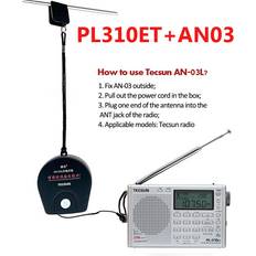 Radioapparater Tecsun Tecsun PL310ET Fullbånd Radio Digital Demodulator