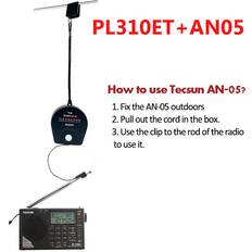 Radioapparater Tecsun Tecsun PL310ET Fullbånd Radio Digital Demodulator