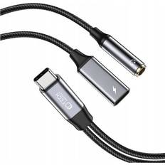 Mini Jack Till USB-C Kabel Adapter