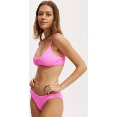 Cotton On Super Scoop Bikini Top - Pink