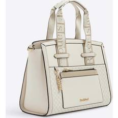 River Island Bags River Island Webbing Handle Monogram Tote Bag - Cream