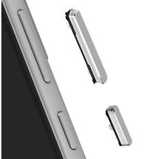 Replacement Buttons Clappio Power And Volume Button For Samsung Galaxy S22 And S22 Plus White