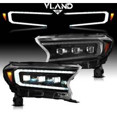 Vland Full Led Projector Headlights Ford Ranger 2015-2021