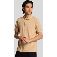 Brown - Men Polo Shirts Lyle & Scott Superfine Cotton Polo Shirt Stealth Brown