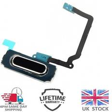 Replacement Buttons OEM Samsung Galaxy S5 Home Button Flex Cable Black Silver Replacement