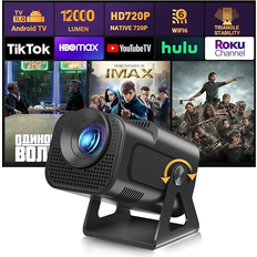 Projectors Xgody Mini Portable Projector XGODY Gimbal5 1080P 4K