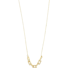 Pilgrim Coby Necklace - Gold/Transparent