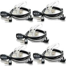 Retevis Walkie talkies Retevis 2-Stifts Ljudslangheadset 5 St