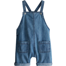 H&M Denim Dungaree Shorts - Denim Blue (1205554003)