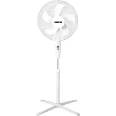 Geepas 16 Inch 5 Blade Pedestal Fan 45W White