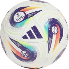 Football adidas Women's Euro25 Pro Ball White Pantone Lucid Lemon