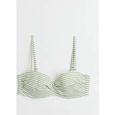 Recycled Fabric Bikini Tops H&M Balconette Bikini Top - Green