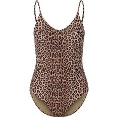 Multifarvet Badetøj Pieces Pcbaomi Swimsuit Bc - Black Leo