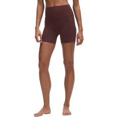 Lululemon Align High Rise Short 6" - Linear Wordmark Goodnight Plum Multi