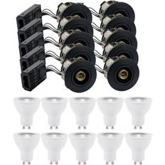 LEDlife 10 St Downlight Inno88 Inkl 6W RA97 GU10 Svart IP44 Spotlight