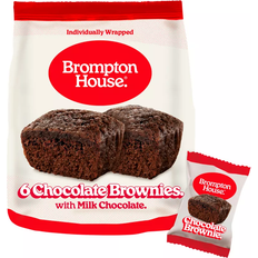 Brompton Chocolate Brownies 25g 6pcs 1pack