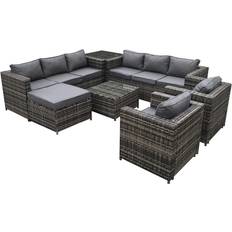 Oseasons Malta Outdoor Lounge Set, 2 Table incl. 2 Chairs & 2 Sofas