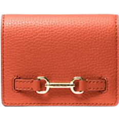Michael Kors Carson Small Pebbled Leather Wallet - Red Clay
