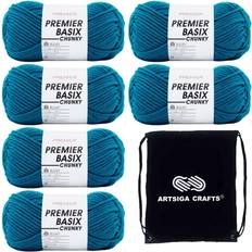 Premier Yarns Basix Chunky Teal 1145-32 6-Skeins