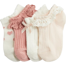 H&M Pack De 4 Calcetines Invisibles - Rosa