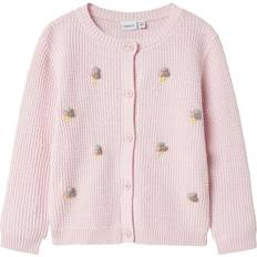 Yellow Cardigans Children's Clothing Name It Organic Cotton Knitted Cardigan