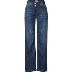 Cecil Wide Leg Jeans - Blau