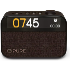 Pure Moment Clock Black