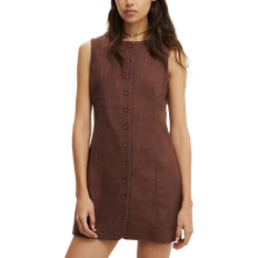 Cotton On Sienna Vest Dress - Chocolate