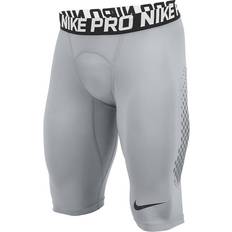 Nike Men's 10 Inch Slider Compression Shorts - Grey/Black