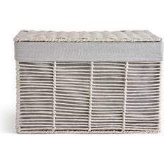 Dunelm Purity Large Trunk Grey Storage Box