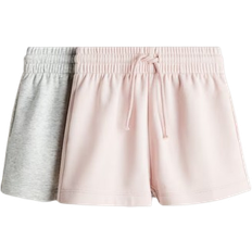 H&M Sweatshorts 2-pack - Grey Marl/Pink (1236061016)