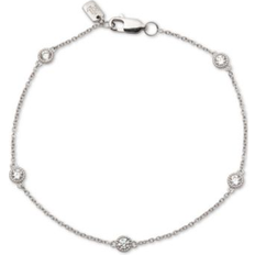 Lauren Ralph Lauren Sterling Silver & Crystal Bracelet