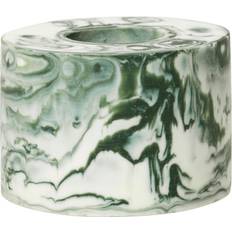 Ferm LIVING Tandborsthållare ferm LIVING Mist Toothbrush Holder Single Emerald Off-white W4 x D4 x H4.9 cm