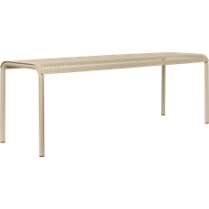 Beige Trädgårdsbänkar Utemöbler ferm LIVING Dapple Bänk 45x130x39,8 cm Galvaniserat Stål Trädgårdsbänk