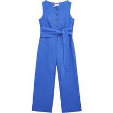 Hobbs Jumpsuits & Overalls Hobbs Melissa Pure Linen Tie Front Jumpsuit - French Blue