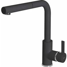 Rubinetti Elleci Rubinetto Cucina Miscelatore con Doccetta Estraibile MGKC0240 Nero opaco